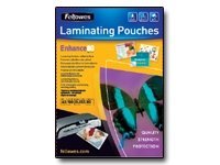 Fellowes Laminating Pouches Enhance 80 micron