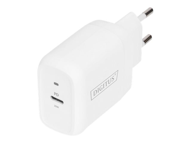DIGITUS USB-C Wall Charger 20W PD 3.0 white