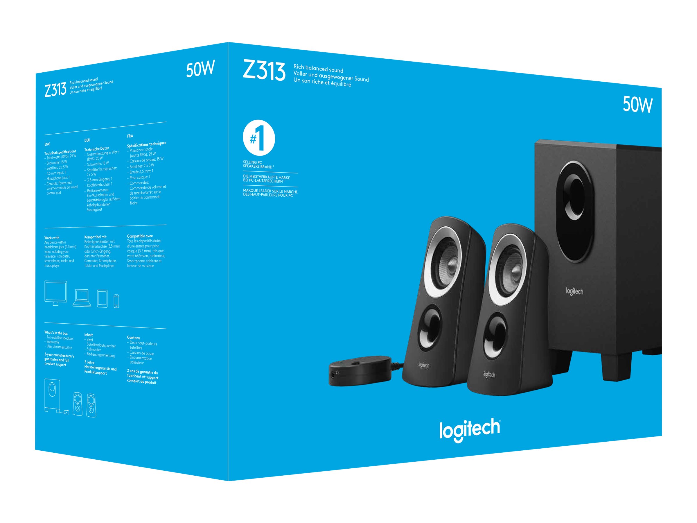 LOGITECH Z313 SPEAKERS 980000382