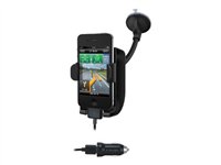 Kensington Sound Amplifying Cradle & Car Charger - Chargeur et support de téléphone portable pour voiture - Apple iPhone 4
