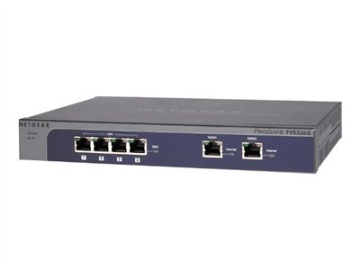 NETGEAR ProSafe Dual WAN Gigabit Firewall with SSL & IPSec VPN FVS336Gv2
