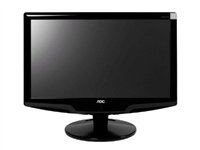 AOC 931Swl - &Eacute;cran LCD - 18.5" - 1366 x 768 - 200 cd/m2 - 1000:1 - 10000:1 (dynamique) - 5 ms - VGA - noir piano - AOC 931Swl - &Eacute;cran LCD - 18.5"
