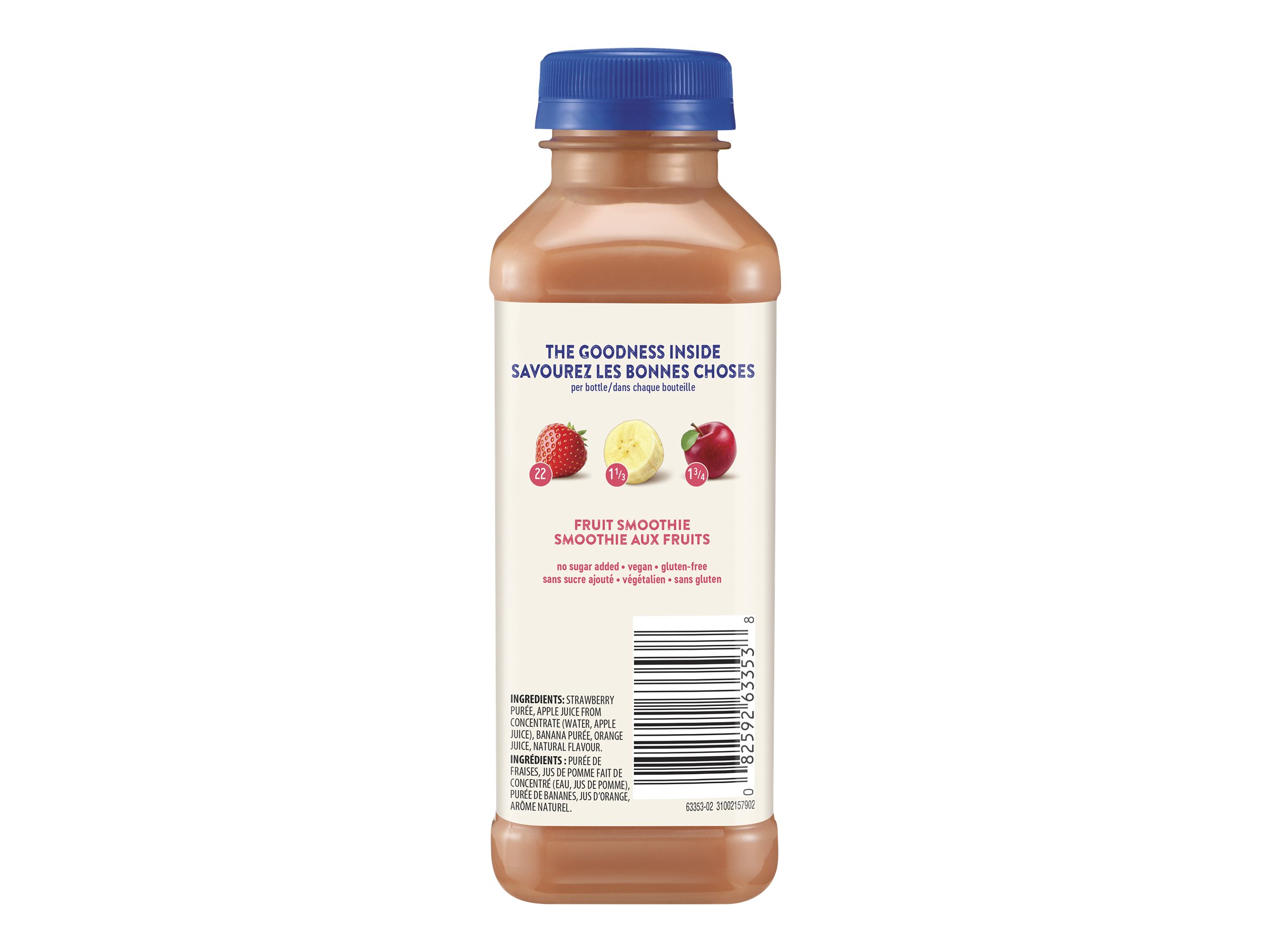 Naked Pure Fruit Juice Strawberry Banana Ml London Drugs