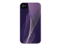 Belkin Emerge 021 - &Eacute;tui pour t&eacute;l&eacute;phone cellulaire - polycarbonate - &eacute;clair violet - pour Apple iPhone 4, 4S - Belkin Emerge 021 - &Eacute;tui pour t&eacute;l&eacute;phone cellulaire