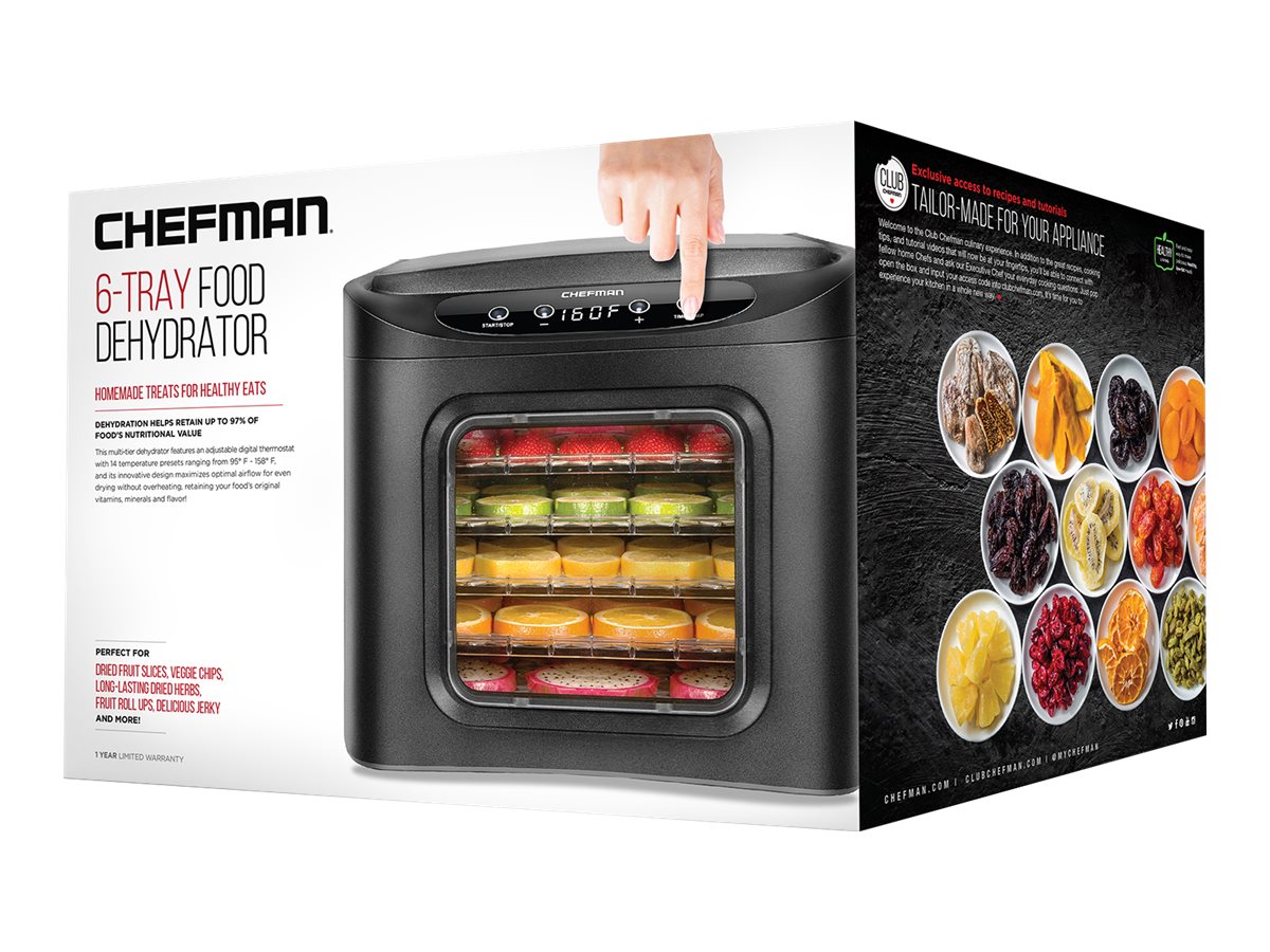 CHEFMAN DIGITAL DEHYDRATOR RJ43-SQ-6T