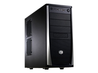 Cooler Master Elite 371 - mid tower - ATX - no power supply ( ATX / PS/2 ) - black - USB/Audio - - mid tower - ATX - no power supply ( ATX / PS/2 ) - black - USB/Audio