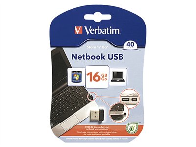 Verbatim 16GB NETBOOK USB DRIVE