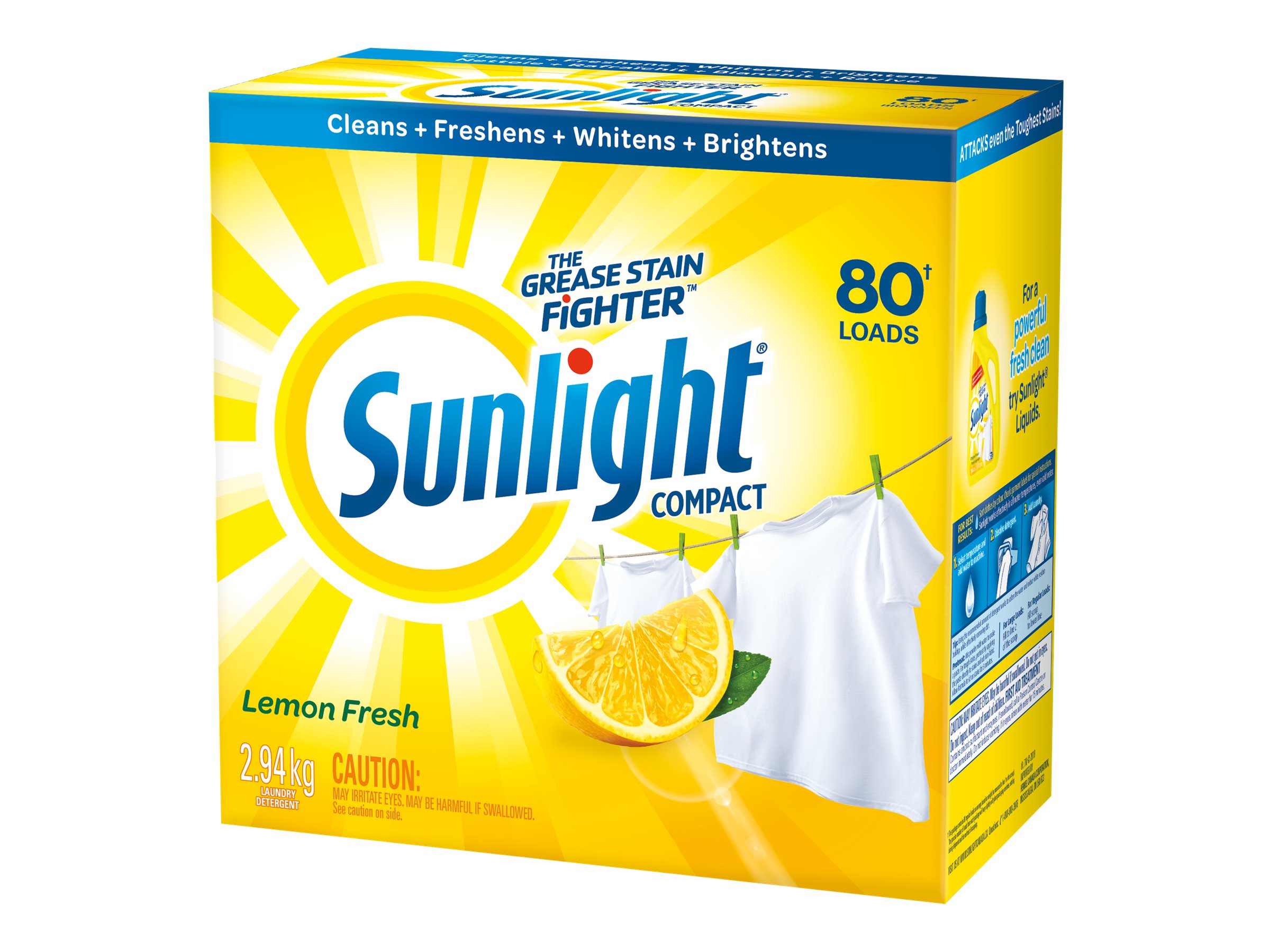 SUNLIGHT POWDER LEMON FRESH 2.94KG