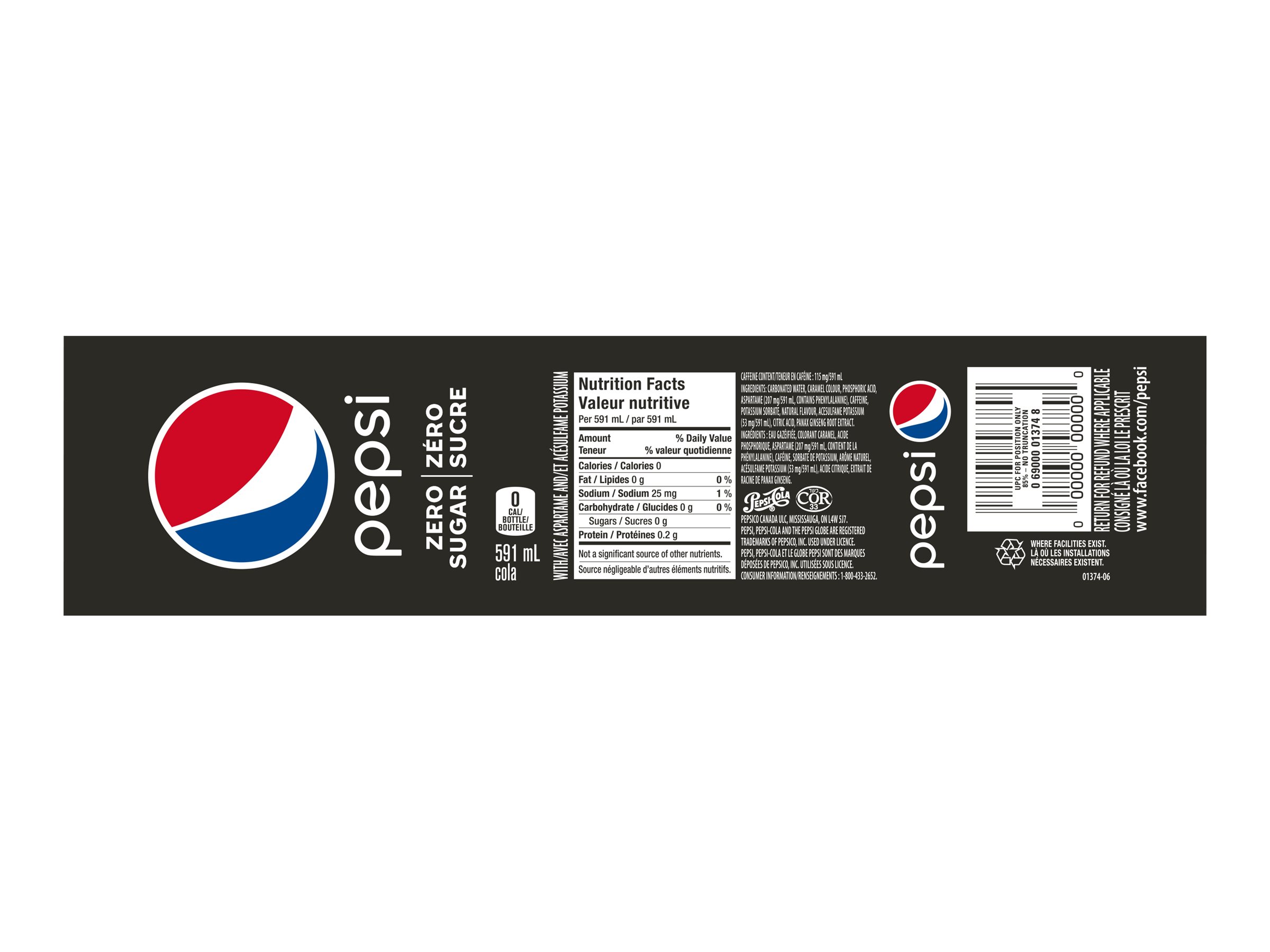 Pepsi Max 591ml London Drugs