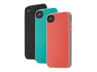 Belkin Essential 031 - &Eacute;tui pour t&eacute;l&eacute;phone cellulaire - gris, rose - pour Apple iPhone 4 - Belkin Essential 031 - &Eacute;tui pour t&eacute;l&eacute;phone cellulaire