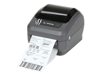 Zebra G-Series GX420d Label printer - monochrome - direct thermal - Roll (10.8 cm) - 203 dpi - up to 300 inch/min - USB, serial - Label printer - monochrome - direct thermal - Roll (10.8 cm) - 203 dpi - up to 300 inch/min - USB, serial