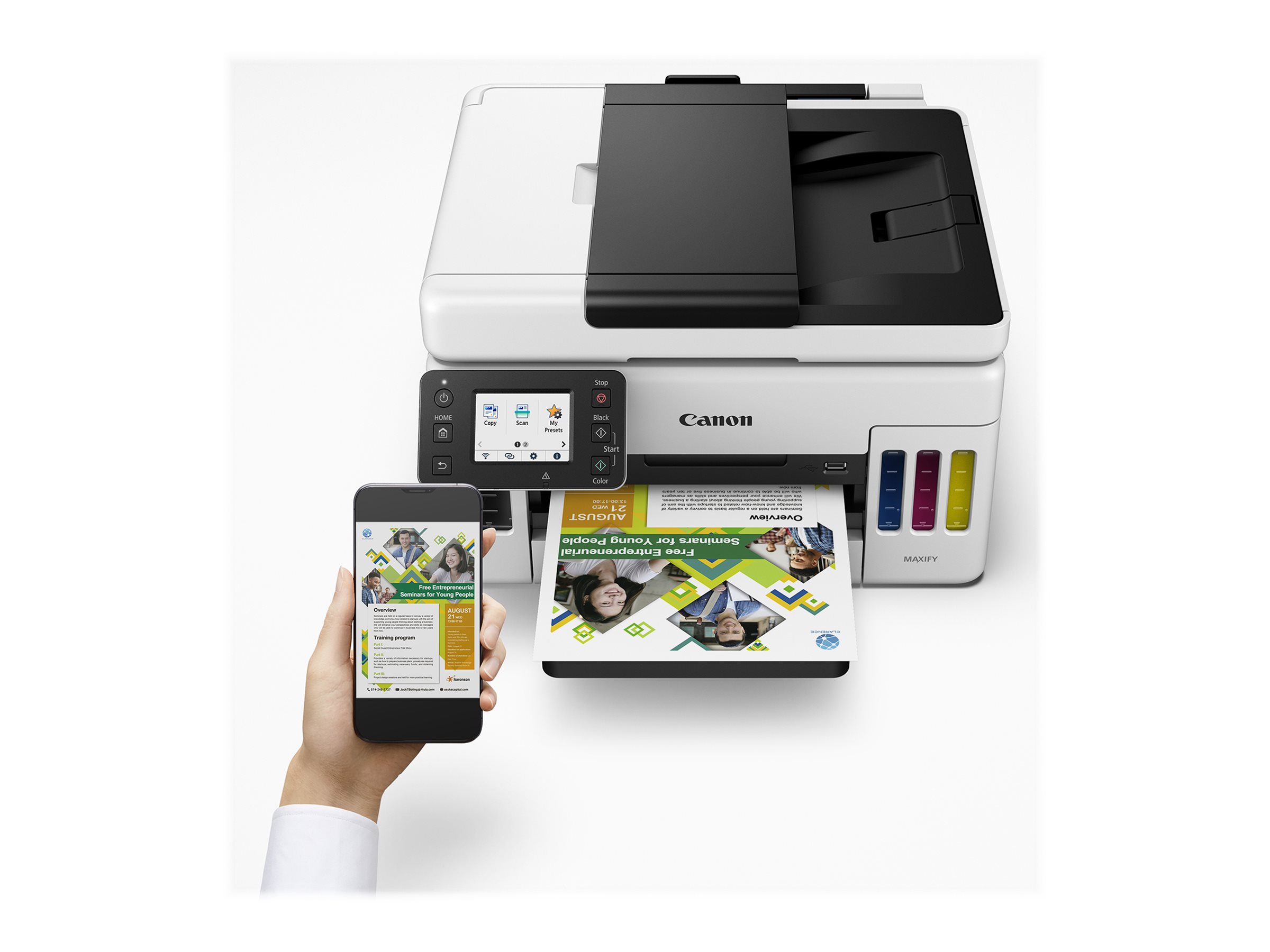 Canon MAXIFY GX6020 Wireless Small Office AllinOne Printer White