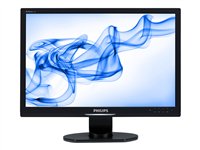 Philips Brilliance 240S1SB - &Eacute;cran LCD - 24" - 1920 x 1200 - 300 cd/m2 - 1000:1 - 25000:1 (dynamique) - 5 ms - DVI-D, VGA - texture noire - Philips Brilliance 240S1SB