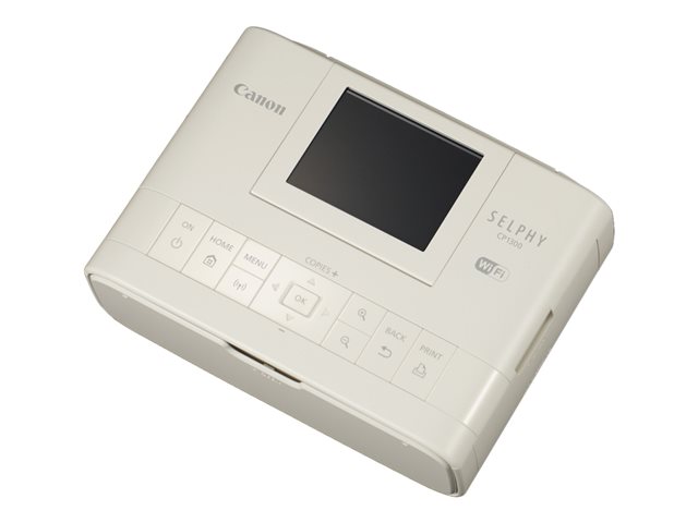 CANON SELPHY CP1300 weiss Fotodrucker Display 8,1cm 3,2Zoll Wi-Fi Printing Airprint Speicherkarte USB