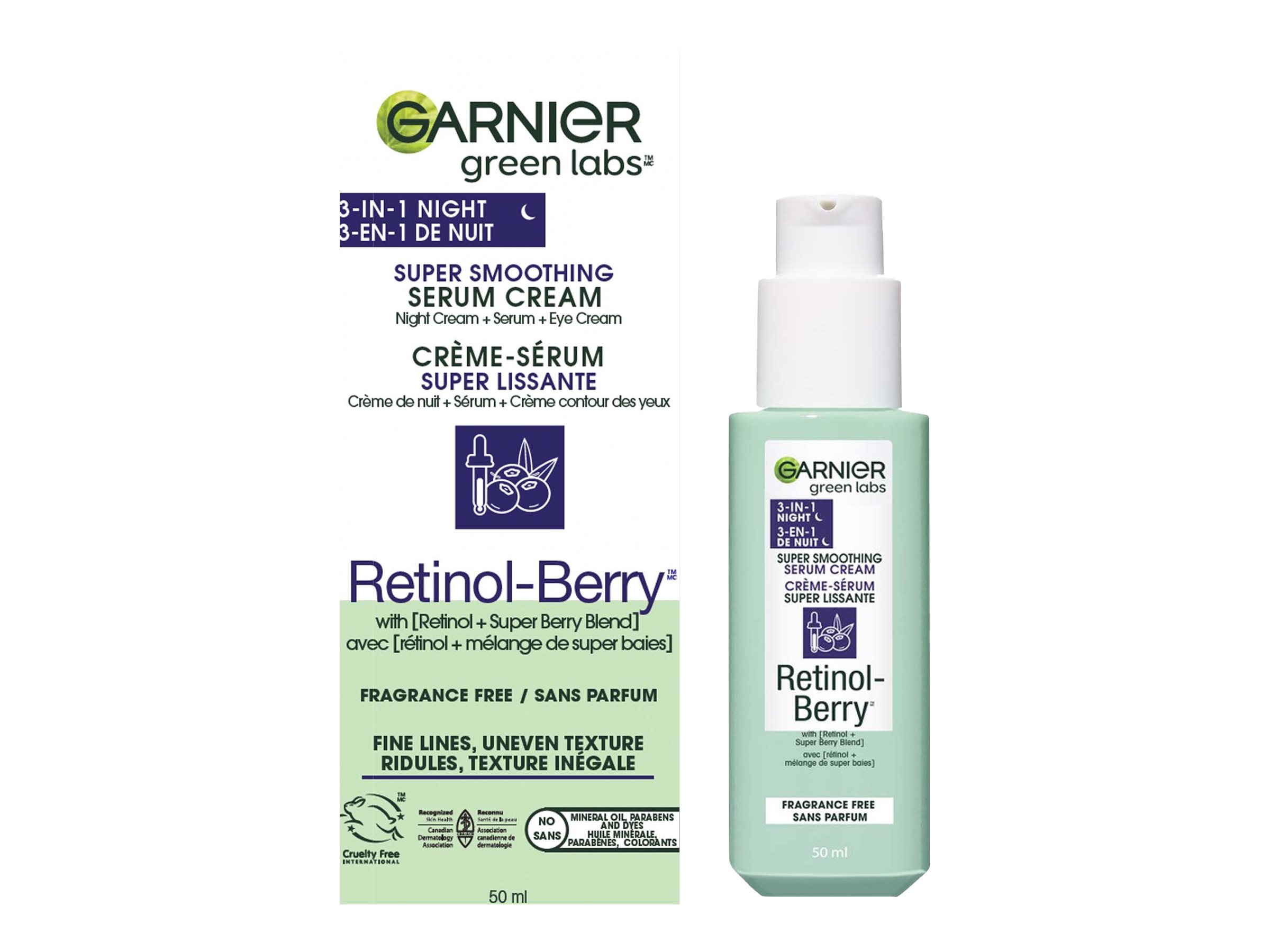 Garnier Green Labs RetinolBerry SuperSmoothing Serum Cream 50ml