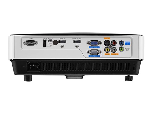BENQ MX631ST DLP Projektor XGA 1.024x768 3200AnsiLumen 13.000:1 4:3 HDMI USB RS232 RGB 1x10W Wireless Displ. 33dB Smart Eco schwarz