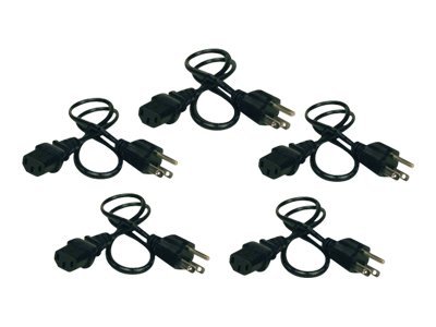 Tripp Lite 5Pk 2Ft Pwr Cbl Nema 5-15P Iec-320-C13