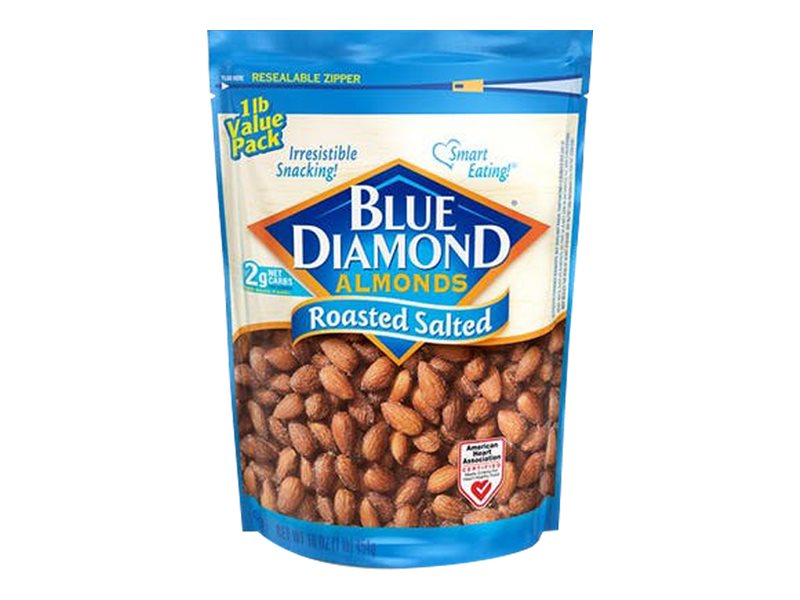 Blue Diamond Almonds Roasted Salted 454g London Drugs