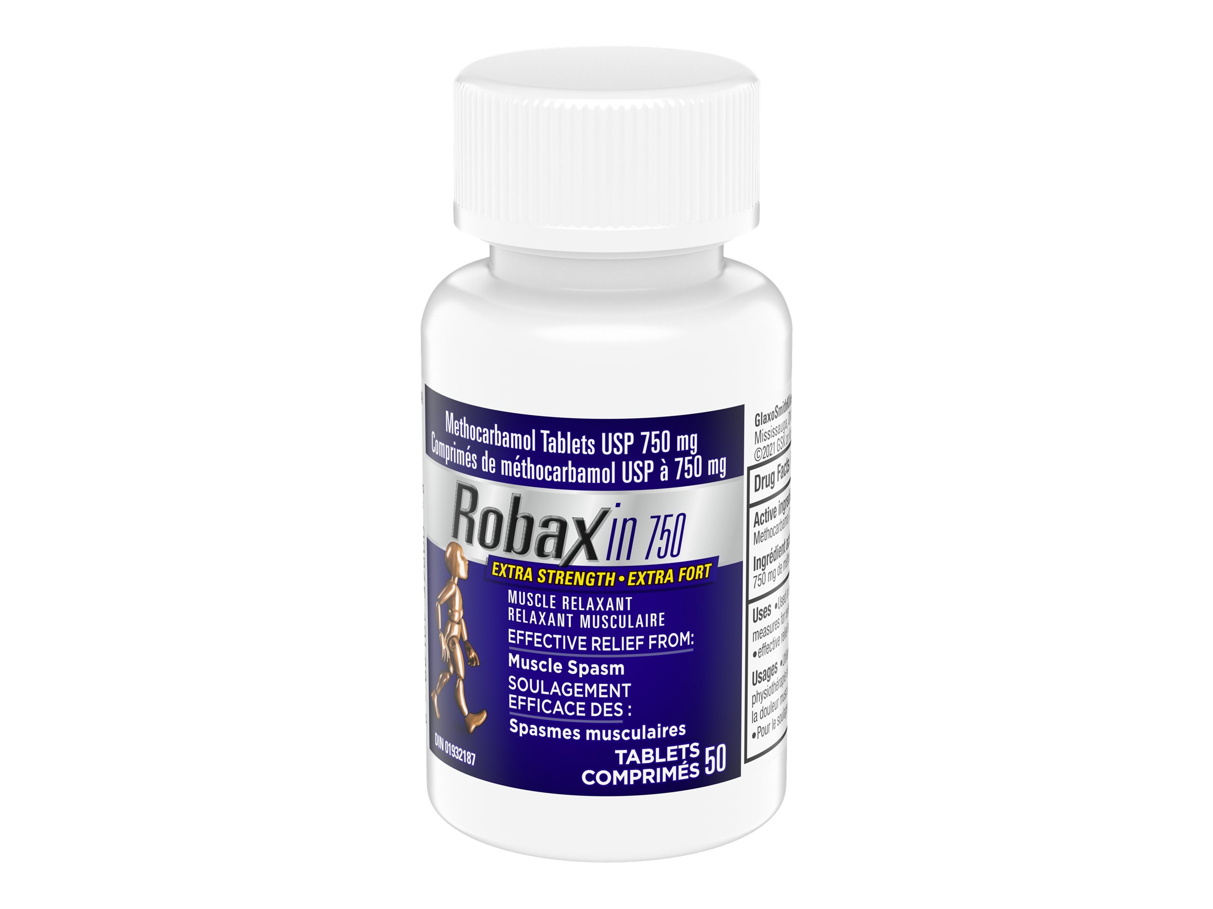 Robaxin 750 Extra Strength Tablets 50's