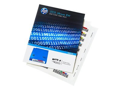 HP LTO-5 Ultrium RW Bar Code Label Pack