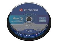 Verbatim BD-R DL x 10 - 50 GB - soportes de almacenamiento