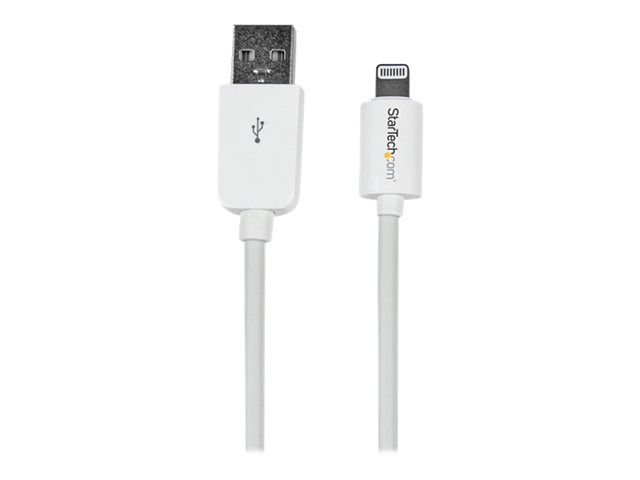 Image of StarTech.com 3m White Apple 8-pin Lightning to USB Cable for iPhone iPad - iPad / iPhone / iPod charging / data cable - Lightning / USB - 3 m