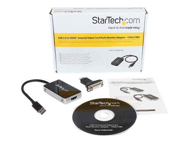 Startech Usb 3 To Hdmi Dvi Ext Vid Card