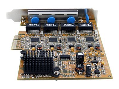StarTech.com 4 Port PCI Express Gigabit Ethernet NIC Network Adapter Card