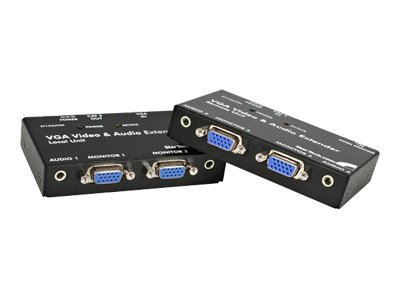 Startech 500 Ft Utp Vga Video Audio Cat5 Extender