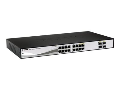 D-Link 16-Port 10/100/1000Mbps 4 Combo Sfp Smart Switch