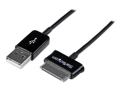 Image of StarTech.com 3m Dock Connector to USB Cable for Samsung Galaxy Tab - tablet charging / data cable - USB - 3 m