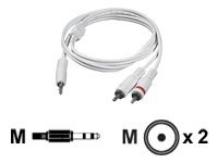 Cables To Go 12Ft 3.5M To 2X Rca M Aud Ipod White