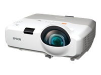 Epson PowerLite 420 LCD projector - 2500 lumens - 1024 x 768 - 4:3 - short-throw zoom lens - LAN - LCD projector - 2500 lumens - 1024 x 768 - 4:3 - short-throw zoom lens - LAN