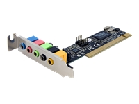 StarTech.com 5 Channel Low Profile PCI Sound Adapter Card – 24 Bits