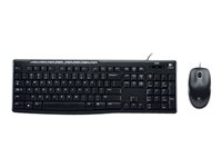 Logitech Media Combo MK200 - Keyboard and mouse set - USB