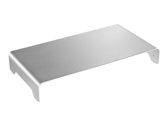 DIGITUS Schlanke Aluminium Monitorerhöhung Silber