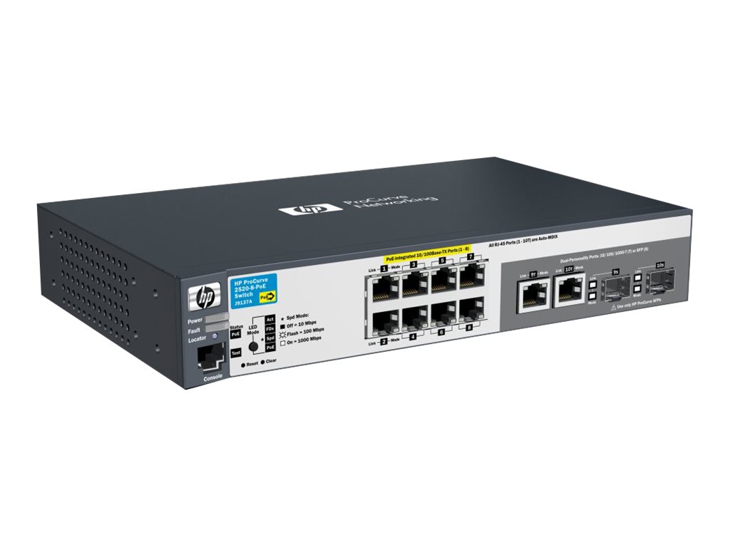 Hp J A Poe Switch Port Managed L Switch Poe