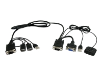 StarTech.com 2 Port USB VGA Cable KVM Switch