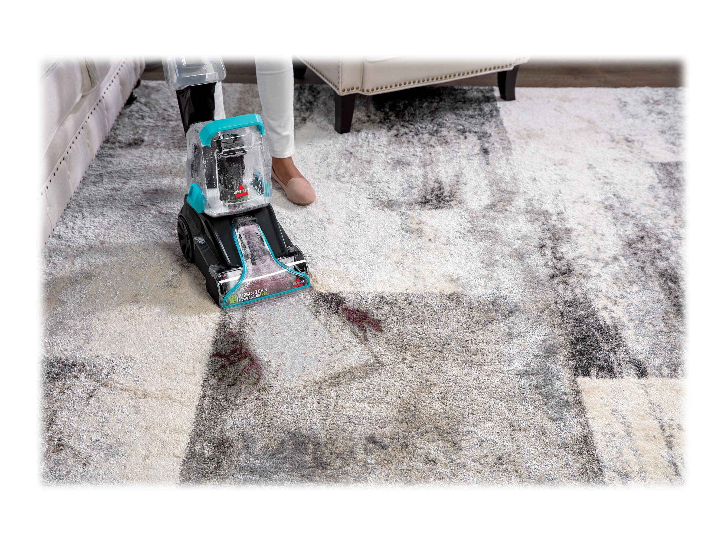 BISSELL PowerClean TurboBrush Pet Carpet Cleaner 2806D