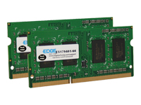 EDGE Memory - 8 GB : 2 x 4 GB - SO DIMM 204-pin - DDR3 - 1333 MHz / PC3-10600 - unbuffered - non-ECC - Memory - 8 GB : 2 x 4 GB - SO DIMM 204-pin - DDR3 - 1333 MHz / PC3-10600 - unbuffered - non-ECC