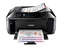 Canon PIXMA MX512 Multifunction ( fax / copier / printer / scanner ) - color - ink-jet - Legal (8.5 in x 14 in) (original) - Legal (216 x 356 mm) (media) - up to 9.7 ipm (printing) - 150 sheets - 33.6 Kbps - USB 2.0, LAN, Wi-Fi(n), USB host with Canon InstantExchange - Multifunction ( fax / copier / printer / scanner ) - color - ink-jet - Legal (8.5 in x 14 in) (original) - Legal (216 x 356 mm) (media) - up to 9.7 ipm (printing) - 150 sheets - 33.6 Kbps - USB 2.0, LAN, Wi-Fi(n), USB host with Canon InstantExchange