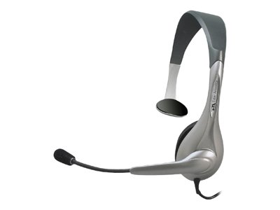 Cyber Acoustics MONAURAL HEADSET MICROPHONE SILVER