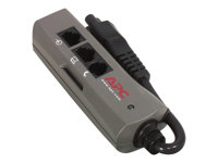 APC Notebook Surge Protector for AC, phone and network lines, 3 pin connection, 100-240V, EMEA