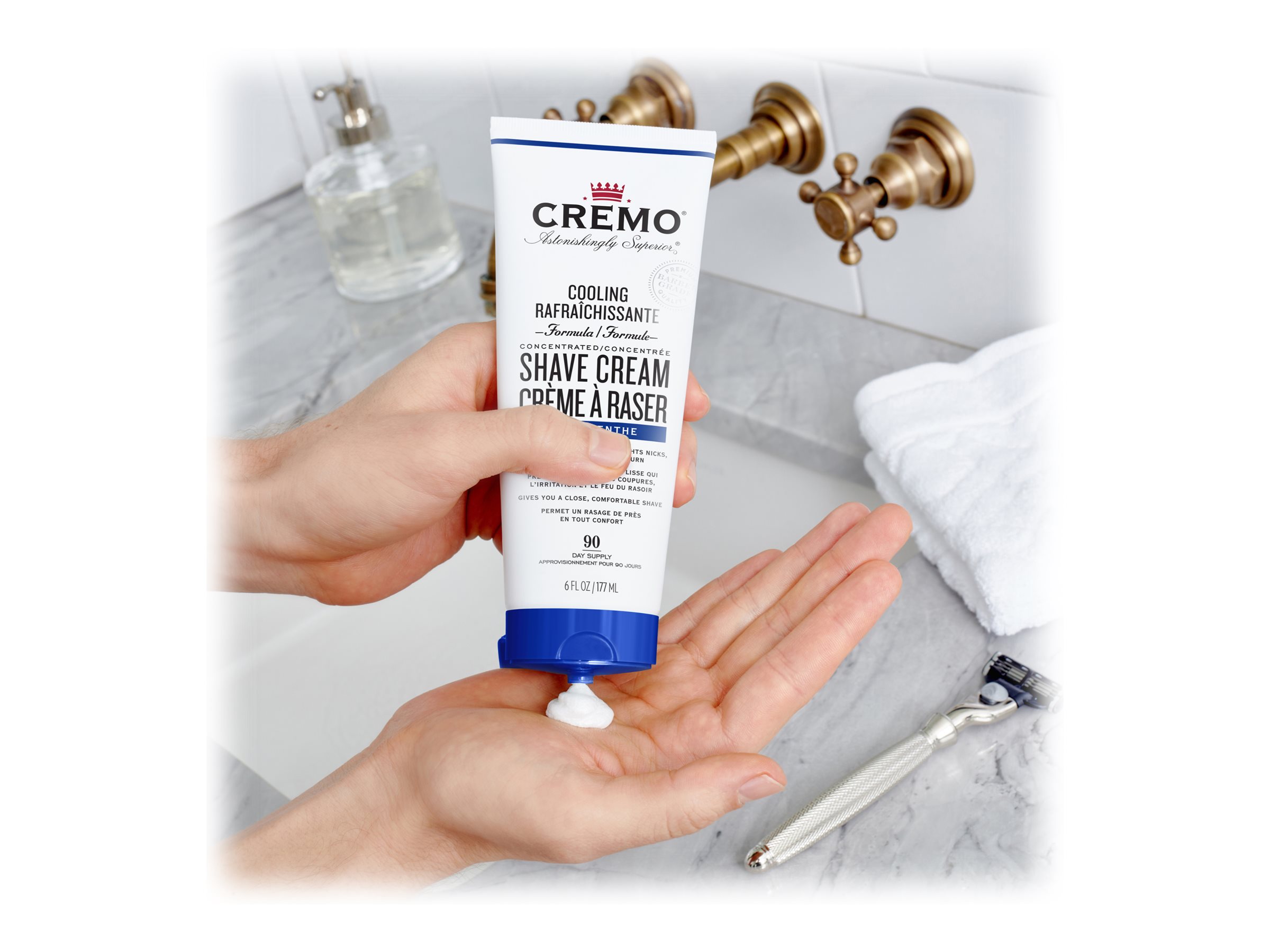 CREMO COOLING SHAVE CREAM 177ML