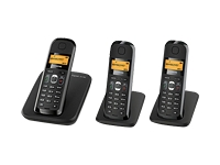 Siemens Gigaset AS180 Trio - tel�fono inal�mbrico con identificaci�n del abonado