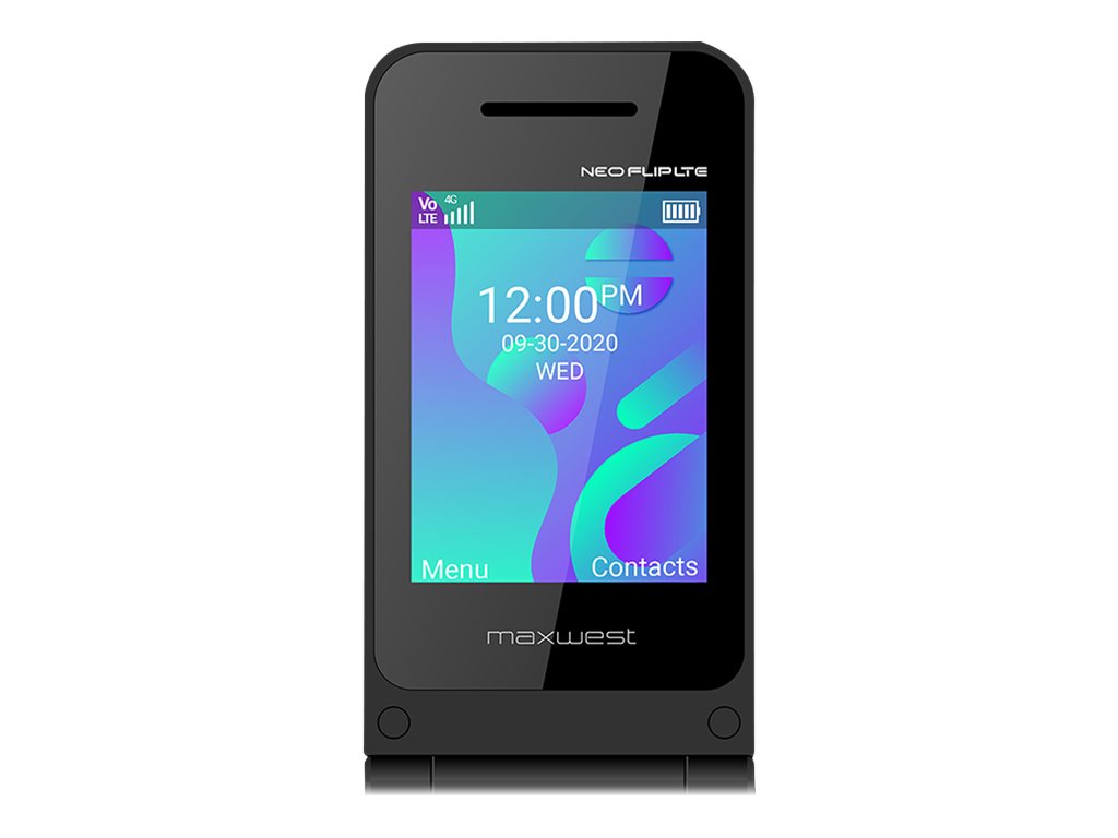 Maxwest Neo Flip 4G LTE Mobile Phone Black NEO FLIPLTE