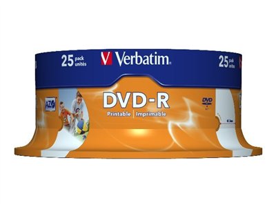 Verbatim DVD-R x 25 - 4.7 GB - soportes de almacenamiento