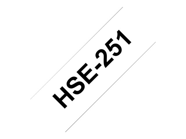 BROTHER HSe251 tape schwarz auf Weiss 23,6 mm