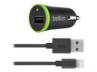 Belkin BOOST UP Car Charger+Cable - Adaptador de corriente para el coche - 12 vatios (USB)