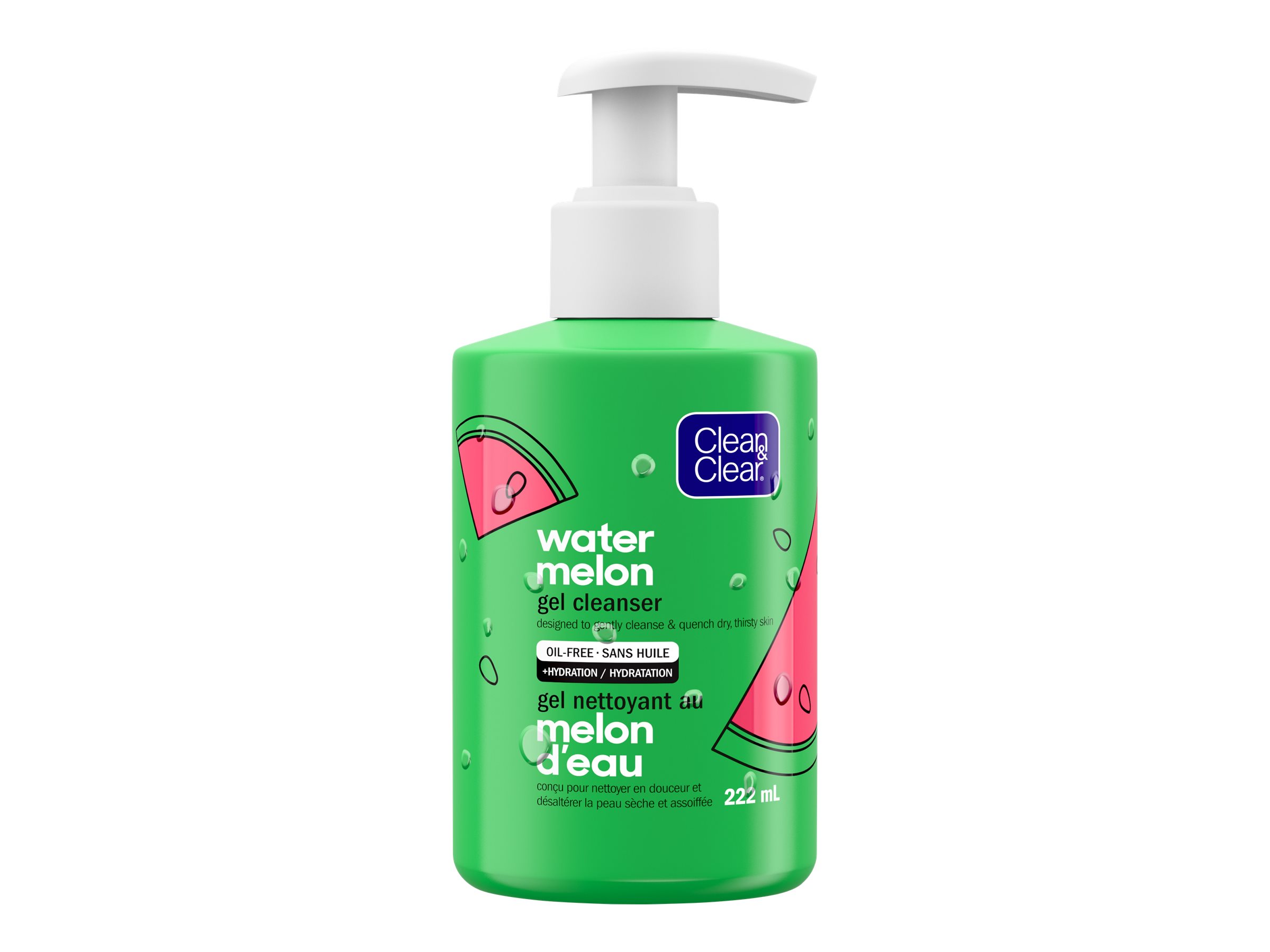 Clean & Clear Watermelon Gel Cleanser Oil Free 222ml London Drugs